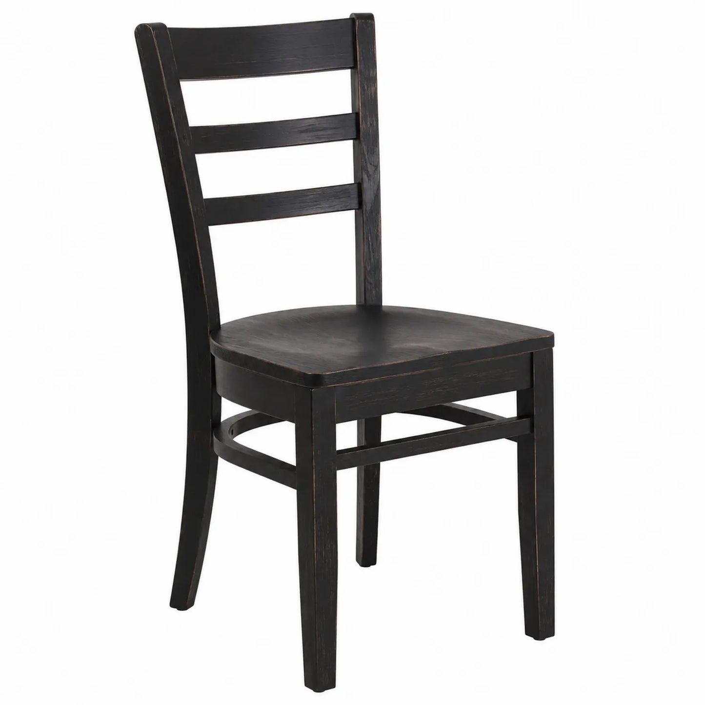Silla de Madera Negra 45x50x90 cm