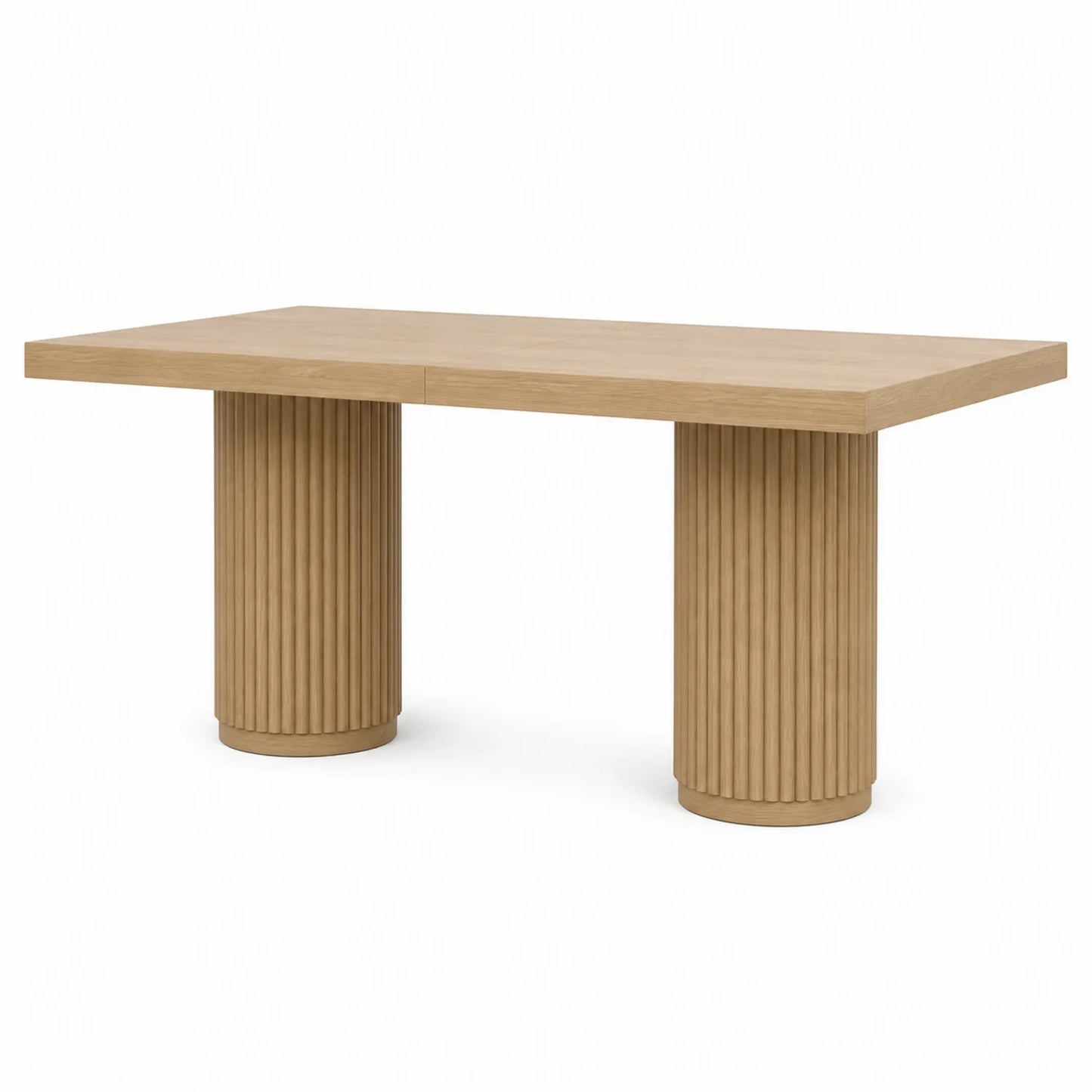 Mesa de comedor de madera de roble 180x90x75 cm