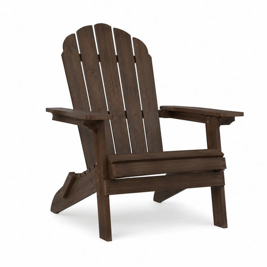 Silla de jardín de madera marrón 90x80x90 cm