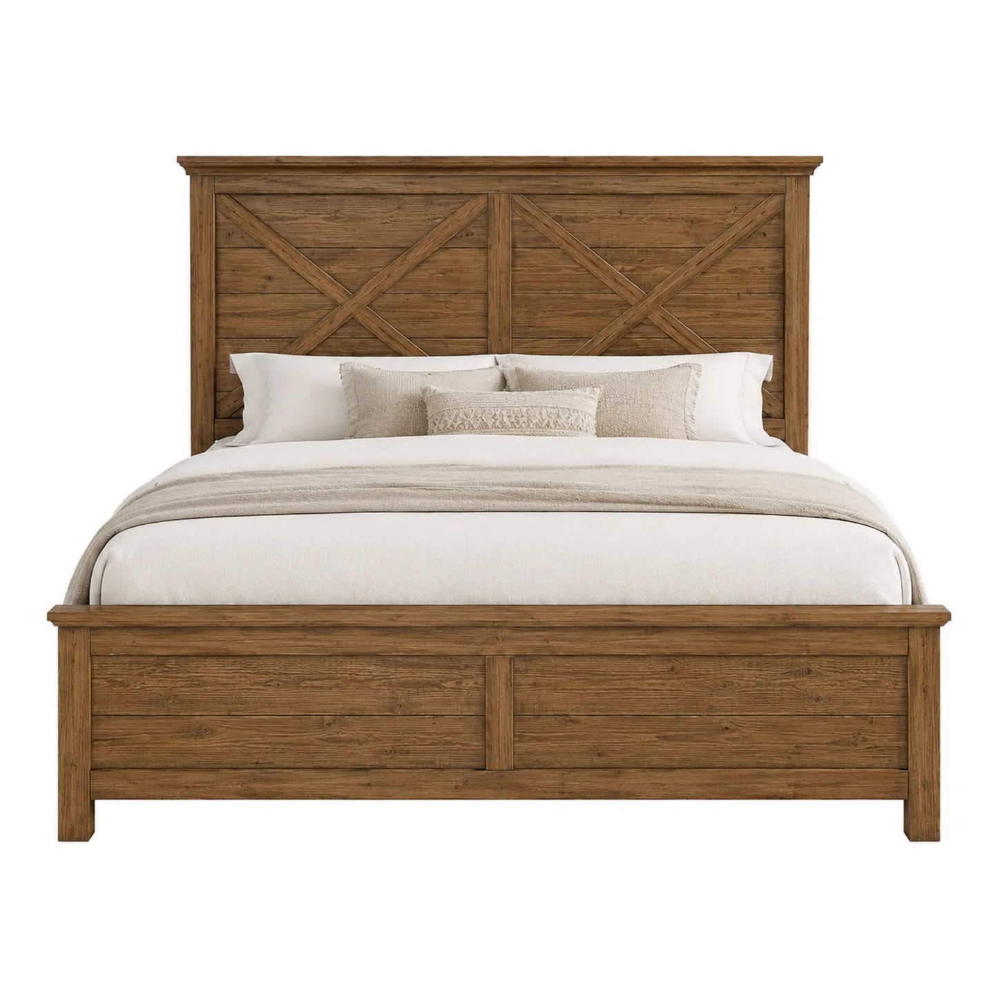 Cama de Madera de Roble Marrón 200x160 cm
